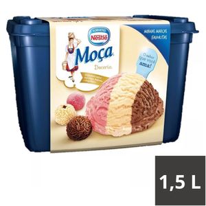 Sorvete trio moça Nestlé 1.5 litros