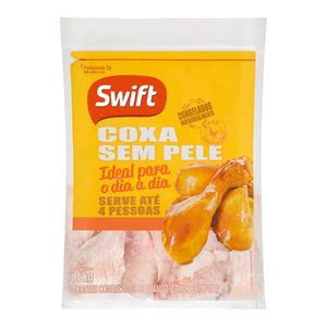 Coxa de frango sem pele Swift 1kg