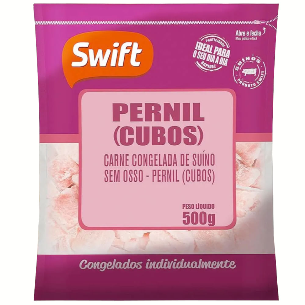 Cubos de pernil suíno Swift 500g
