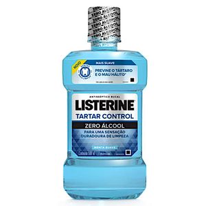Enxaguante bucal tártaro control zero álcool Listerine 500ml