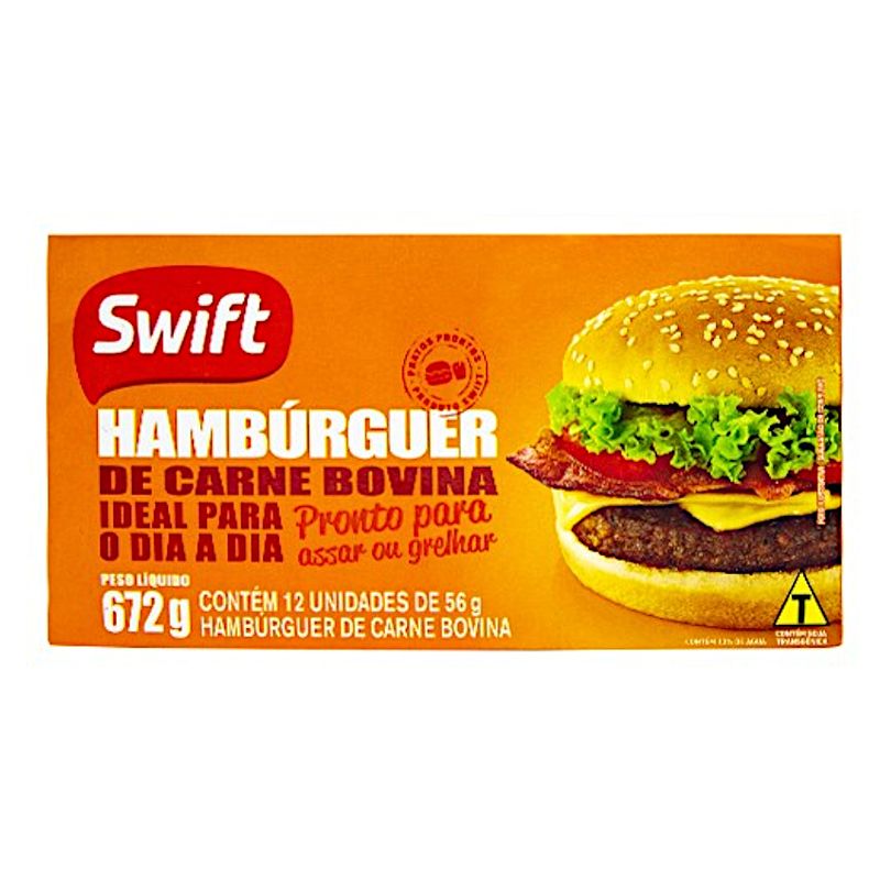 Hambúrguer Sabor Picanha Swift 480g - Loja Online Swift - Swift