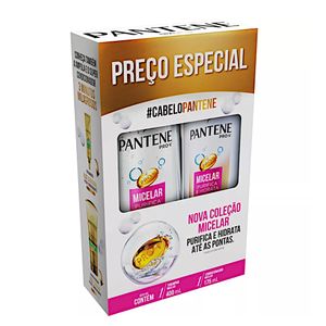 Shampoo Pantene Micelar 400ml + Condicionador 175ml
