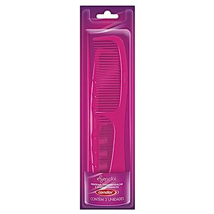 Conjunto com 3 unidades de pentes joy Condor