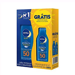 Kit protetor solar sun fps50 200ml + protetor kids fps60 100m Nivea