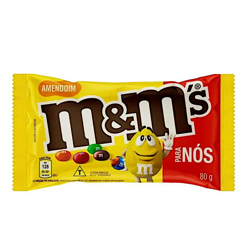 Chocolate com Amendoim Para Nós M&M's 80g - Supermercado Coop