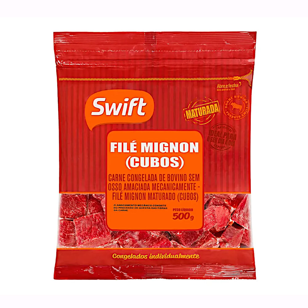 Cubos De Filé Mignon Swift 500g Supermercado Coop 9244