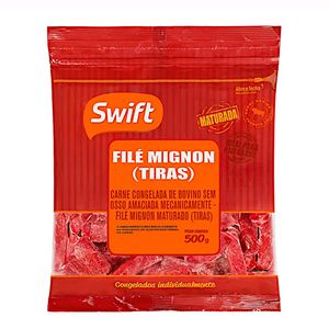 Tiras de filé mignon Swift 500g