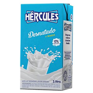 Leite Desnatado Hércules 1 Litro