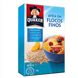 Aveia Quaker em Flocos Finos 165g