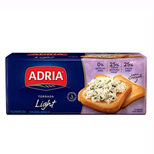 Torrada Light Adria Pacote 142g