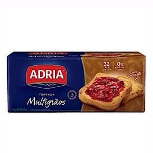 Torrada Multigrãos Adria Pacote 142g