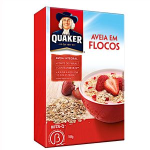 Aveia Quaker em Flocos Regular 165g