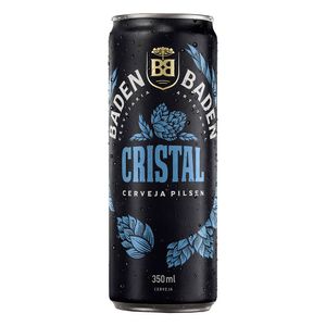 Cerveja Pilsen Cristal Baden Baden Lata 350ml