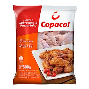Coxa e Sobrecoxa de Frango Copacol á Passarinho 800g