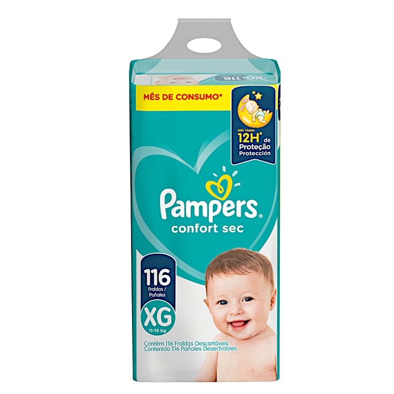 Fralda-Descartavel-Infantil-Confort-Sec-XG-com-116-Unidades-Pampers-s