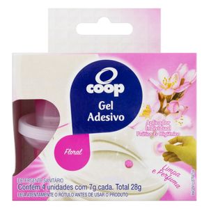 Desodorizador Sanitário em Gel Floral Coop C4 7G