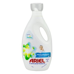 Lava Roupas Liquido Concentrado Suave Gentil Ariel 2 Litros