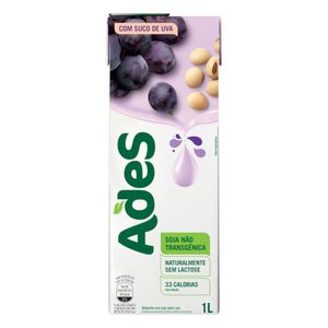Bebida a Base de Soja Uva ADES 1 Litro