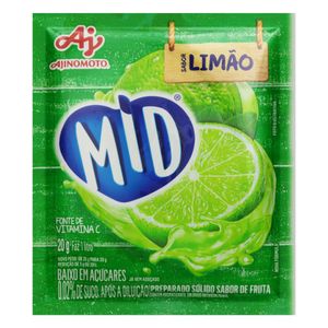 Refresco em Pó Limão MID 20g