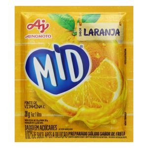 Refresco em Pó Laranja MID 20g