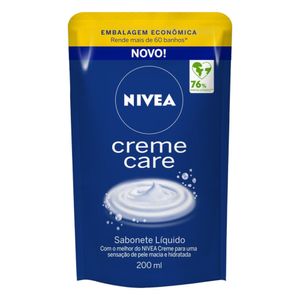 Sabonete Liquido Creme Care Nivea Refil 200ml