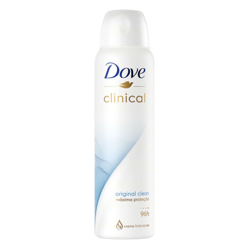 DESODORANTE AEROSOL REXONA CLINICAL COM 150ML SEM PERFUME