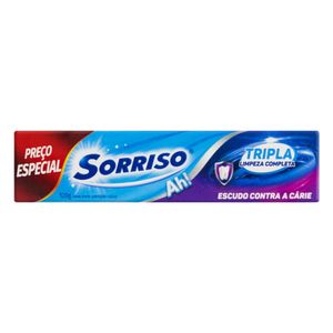 Creme Dental Tripla Limpeza Completa Sorriso 120g