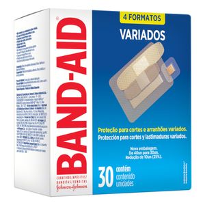 Curativo Transparentes Variados BAND-AID com 30 Unidades