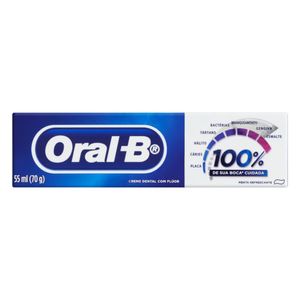 Creme Dental com Flúor Menta Refrescante ORAL-B 70g
