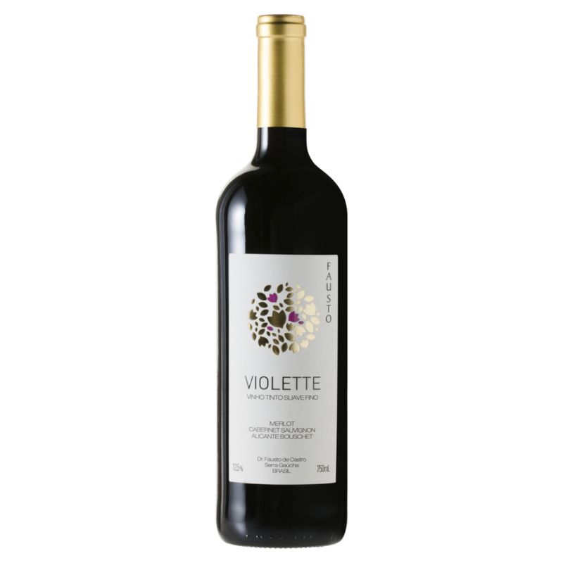 Vinho-Brasileiro-Tinto-Suave-Violette-Pizzato-Fausto-Merlot-Cabernet-Sauvignon-Alicante-Bouschet-Serra-Gaucha-Garrafa-750ml-s
