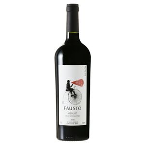 Vinho Brasileiro Tinto Seco Pizzato Fausto Merlot Serra Gaúcha Garrafa 750ml