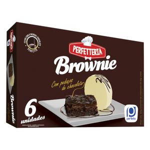Brownie Congelado Perfetto Perfetteria Caixa 360g 6 Unidades