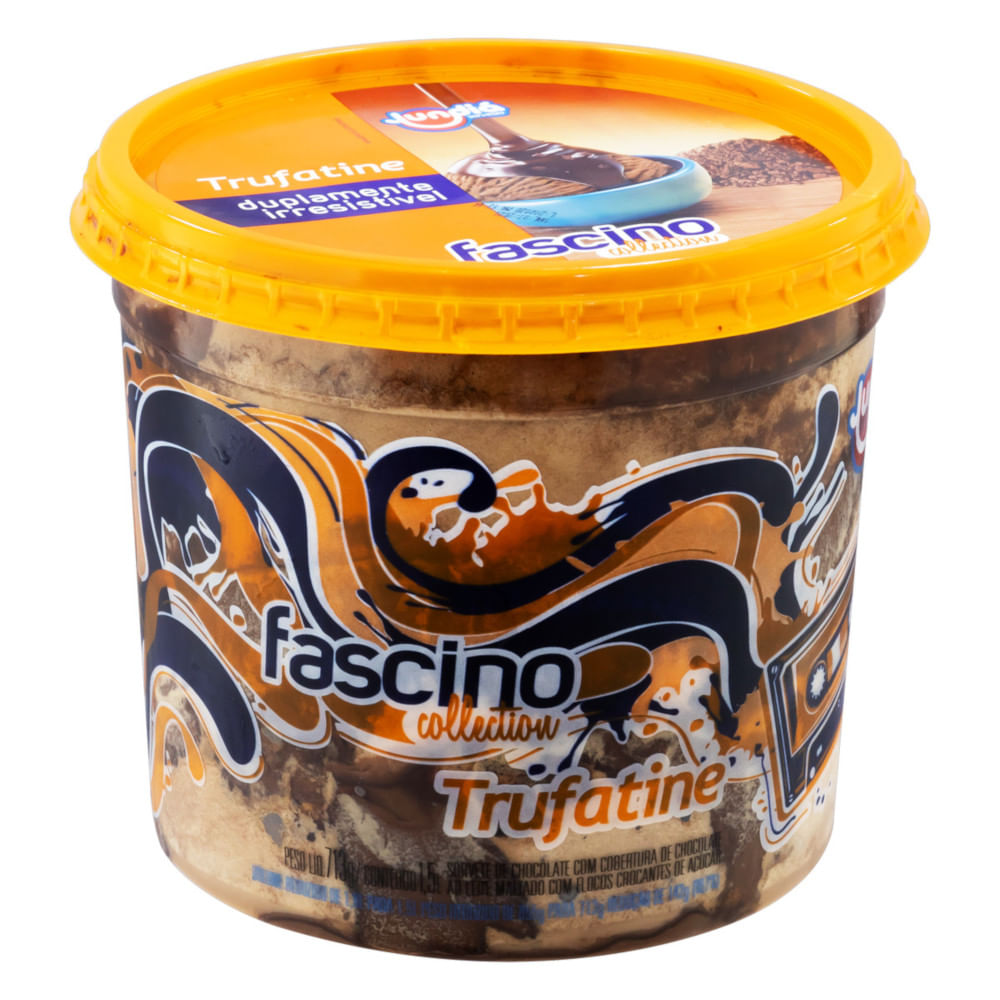 Sorvete Trufatine Jundiá Fascino Collection Pote 1,5 Litro