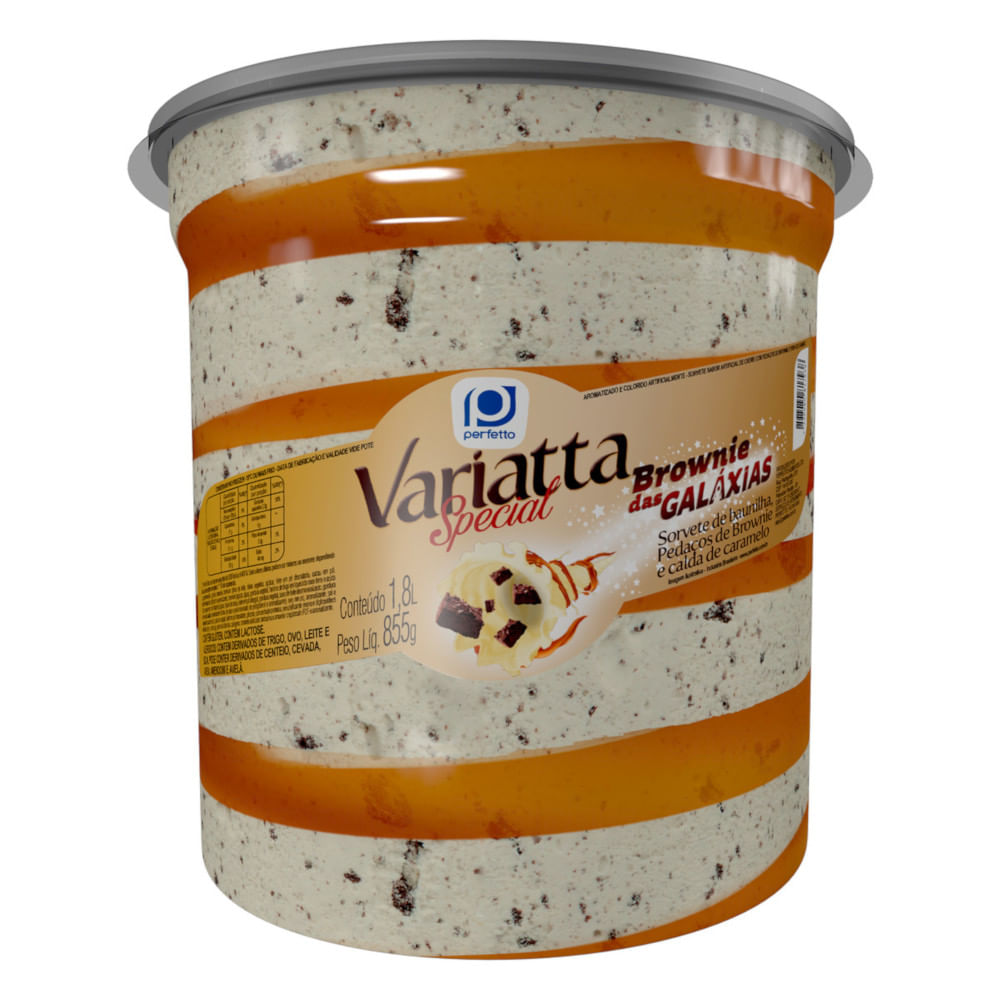 Sorvete 3 Leites Perfetto Variatta Special Pote 1,8 L