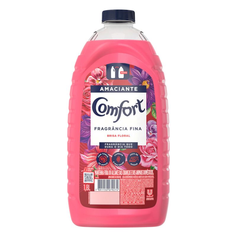 Amaciante-de-Roupa-Diluido-Brisa-Floral-Comfort-Fragrancia-Fina-Frasco-18l-s