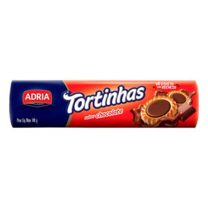 Tortinhas Recheio Chocolate Adria 140g