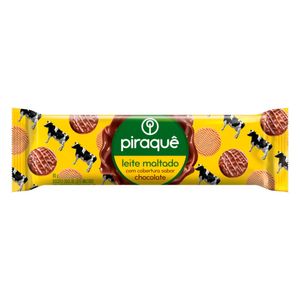 Biscoito Leite Piraquê Maltado Coberto com Chocolate 80g