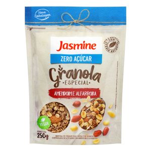 Granola Amendoim e Alfarroba Zero Açúcar Jasmine 250g