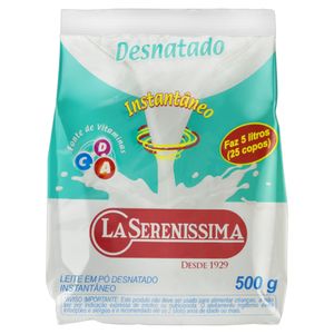Leite em Pó Instantâneo Desnatado La Serenissima 500g