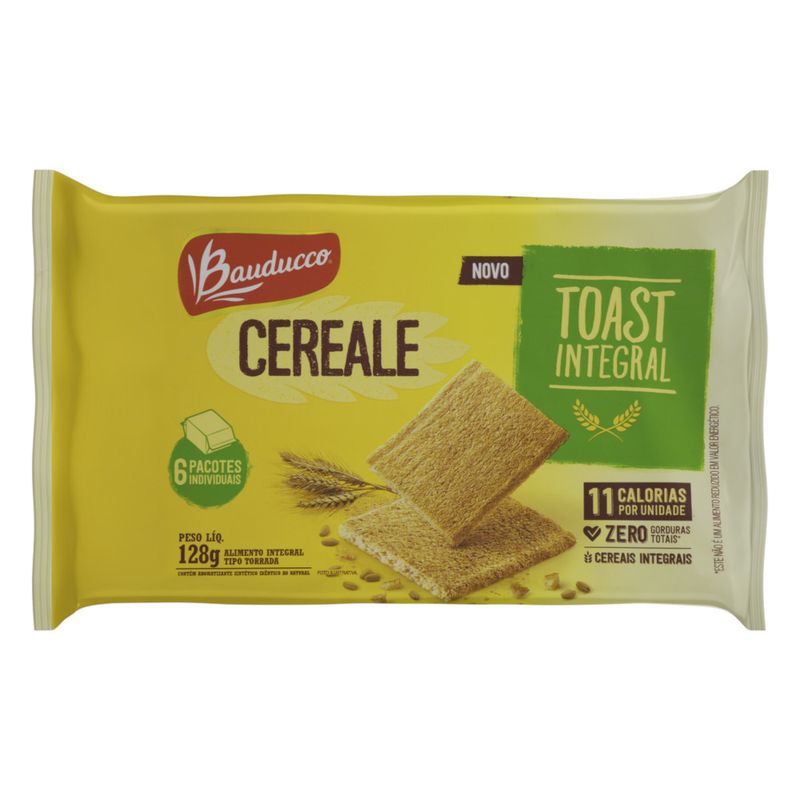 Torrada Integral Bauducco Cereale 128g 6 Unidades - Supermercado Coop