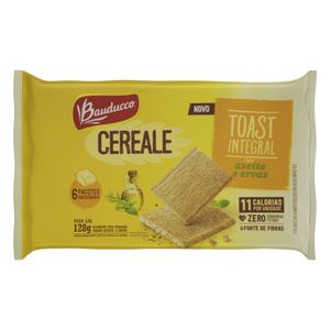 Torrada Integral Azeite e Ervas Bauducco Cereale 128g 6 Unidades