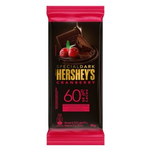 Chocolate Amargo 60% Cacau Cranberry Special Dark Hershey's 85g