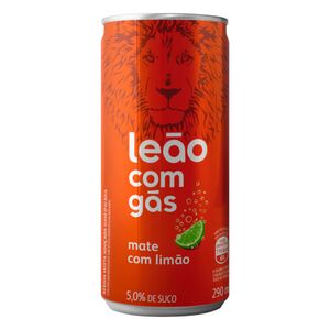 Bebida Gaseificada Leão Sabor Mate com Limão 290ml