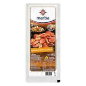 Linguiça Calabresa Cozida e Defumada Marba 400g