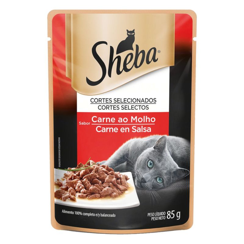 Alimento-para-Gatos-Adultos-Carne-ao-Molho-Sheba-Sache-85g-s
