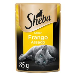 Alimento para Gatos Adultos Frango Assado Sheba Sachê 85g