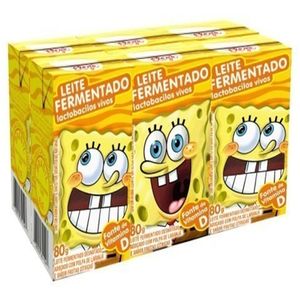 Leite Fermentado Tradicional Bob Esponja Elegê 480g