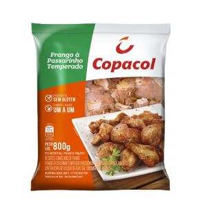 Frango á Passarinho Temperado Congelado Copacol 800g