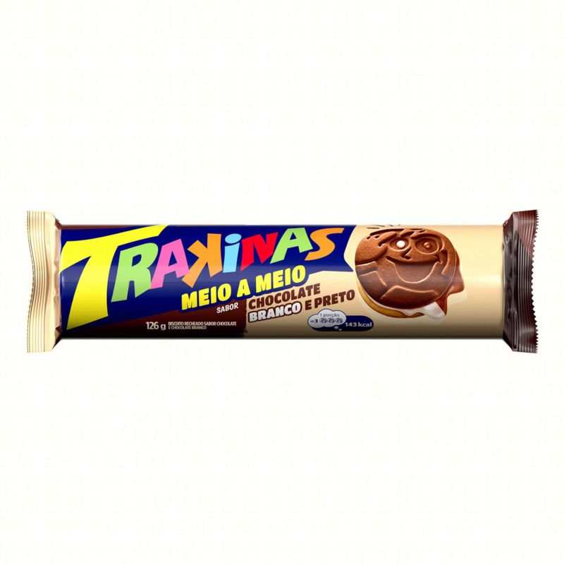 Biscoito-Recheio-Chocolate-Branco-e-Preto-Trakinas-Meio-a-Meio-Pacote-126g-s