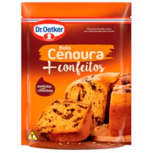Mistura para Bolo Sabor Cenoura com Confeito Dr Oetker 300g